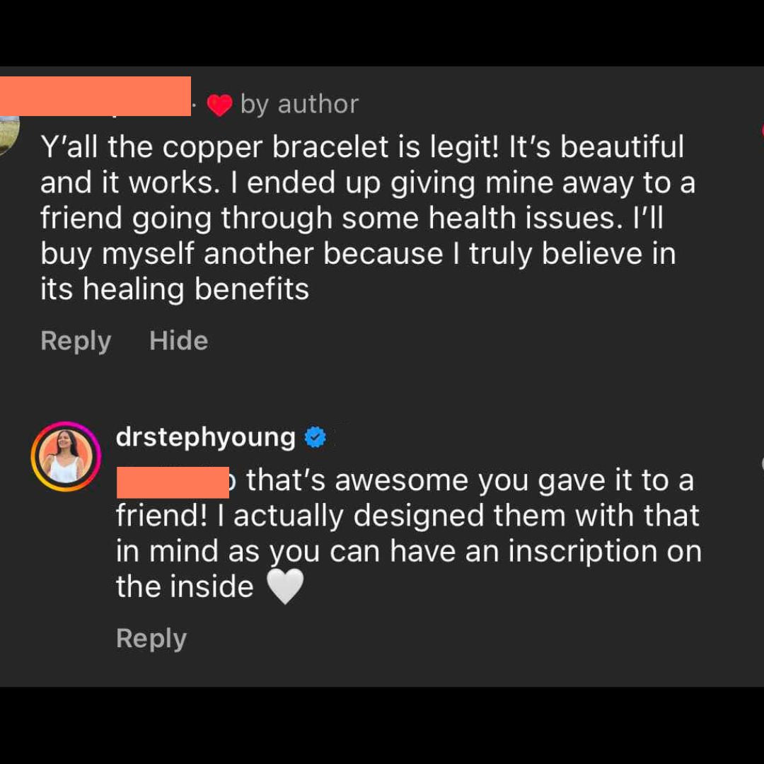 100% Copper Healing Bracelet